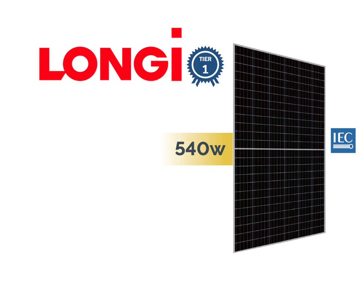 LONGi 540w Bifacial Solar Panel